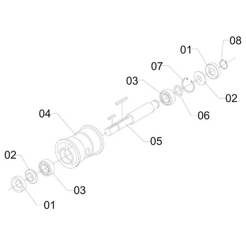 MANCAL DE ROLAMENTO NR. 14 543132 (CONJUNTO COMPLETO) MANCAL DE ROLAMENTO NR. 14 543132 (CONJUNTO COMPLETO)