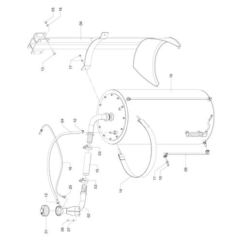 RESERVATÓRIO ÓLEO COMBUSTÍVEL 150L K3 547777 (CONJUNTO COMPLETO) RESERVATÓRIO ÓLEO COMBUSTÍVEL 150L K3 547777 (CONJUNTO COMPLETO)