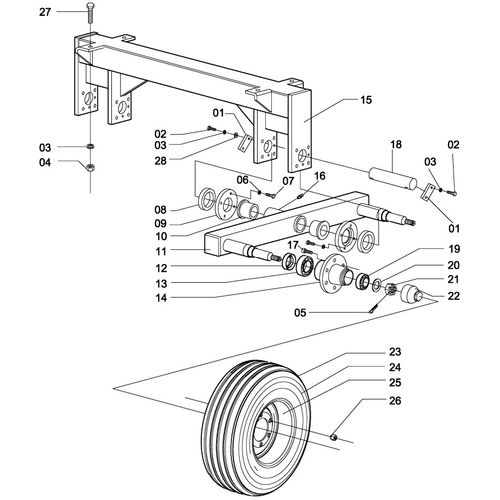 EIXO TANDEM NR. 2 - COMPLETO - 551689 - VERSÃO - 0-0/0-  -1