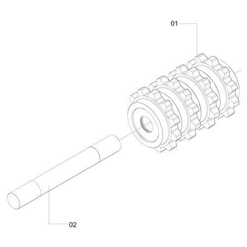 CONJUNTO EIXO MOVIDO 561159 (CONJUNTO COMPLETO) CONJUNTO EIXO MOVIDO 561159 (CONJUNTO COMPLETO)