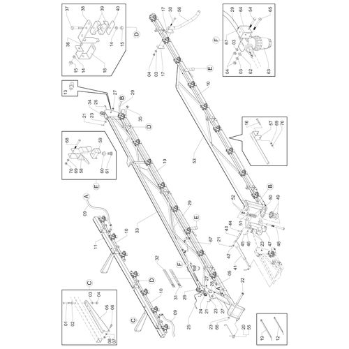 BARRA PULV.14M CL-AM 35 AGD 2V 576116 (CONJUNTO COMPLETO) BARRA PULV.14M CL-AM 35 AGD 2V 576116 (CONJUNTO COMPLETO)