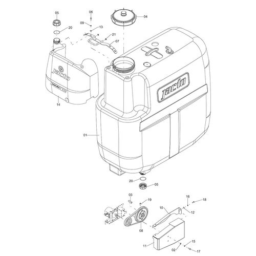 Reserv.def 800l s/mexedor CN800-AM12/14 583724 (CONJUNTO COMPLETO) Reserv.def 800l s/mexedor CN800-AM12/14 583724 (CONJUNTO COMPLETO)