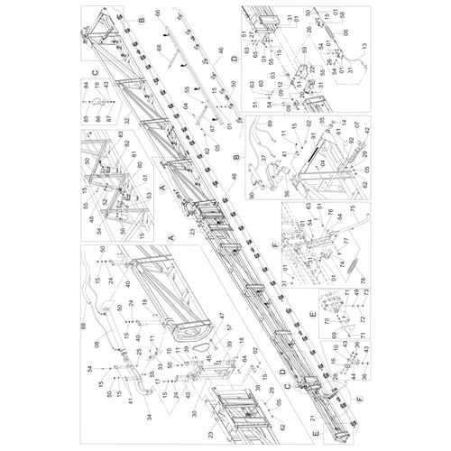 Barra pulv. 24m adv 3000-am 35 agd 613521 (CONJUNTO COMPLETO) Barra pulv. 24m adv 3000-am 35 agd 613521 (CONJUNTO COMPLETO)
