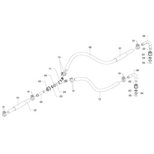 MANG. DO SEGMENTO II E III AO FILTRO -UN 623496 (CONJUNTO COMPLETO) MANG. DO SEGMENTO II E III AO FILTRO -UN 623496 (CONJUNTO COMPLETO)