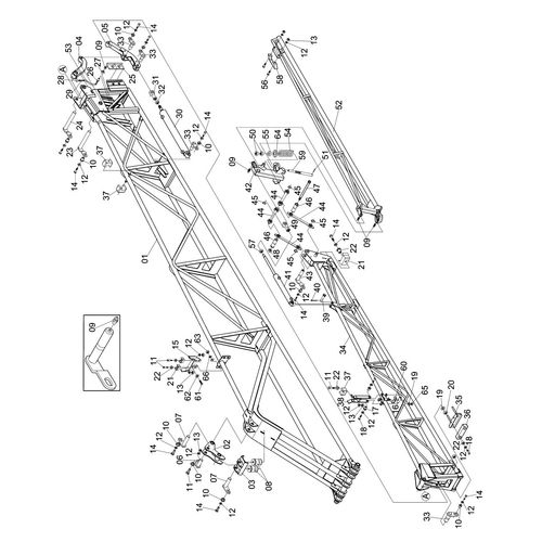 BARRA DE PULVERIZAÇÃO DIREITA - 24 METRO 627364 (CONJUNTO COMPLETO) BARRA DE PULVERIZAÇÃO DIREITA - 24 METRO 627364 (CONJUNTO COMPLETO)