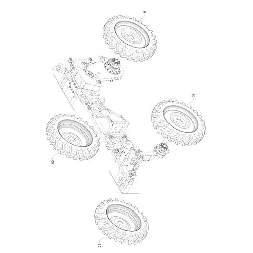 CONJ PNEU 12.4-36 C/RODA UP 633395 (CONJUNTO COMPLETO) CONJ PNEU 12.4-36 C/RODA UP 633395 (CONJUNTO COMPLETO)