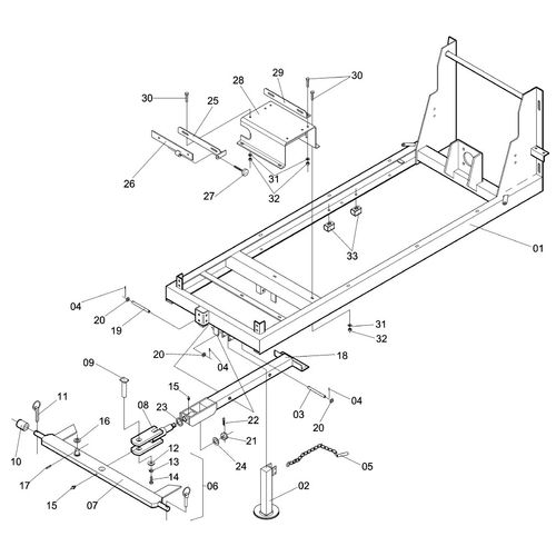 CARRETA COMPLETA ENGATE N°5 EA 11L-15 - 636522 - VERSÃO - 0-0/0-  -0