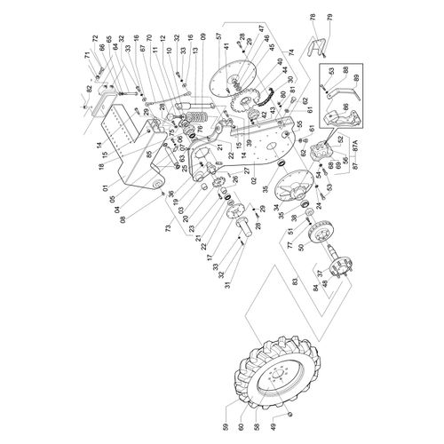 PERNA TRASEIRA C/SUPORTE - DIREITA/ESQUE 643031 (CONJUNTO COMPLETO) PERNA TRASEIRA C/SUPORTE - DIREITA/ESQUE 643031 (CONJUNTO COMPLETO)