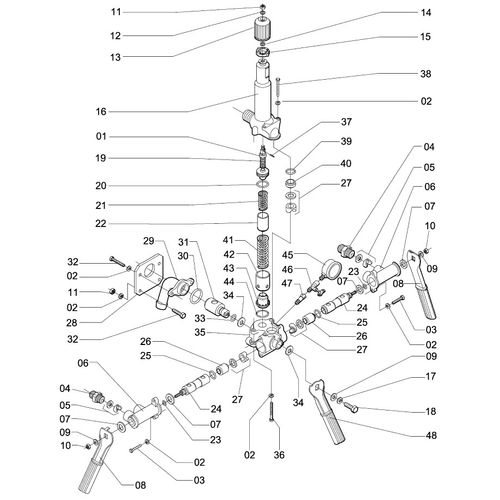 COMANDO VALV.DE ALIVIO E REGULADORA DE P 660837 (CONJUNTO COMPLETO) COMANDO VALV.DE ALIVIO E REGULADORA DE P 660837 (CONJUNTO COMPLETO)