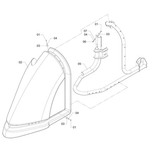 ABRE-LINHAS TRASEIRO ESQUERDO 676147 (CONJUNTO COMPLETO) ABRE-LINHAS TRASEIRO ESQUERDO 676147 (CONJUNTO COMPLETO)
