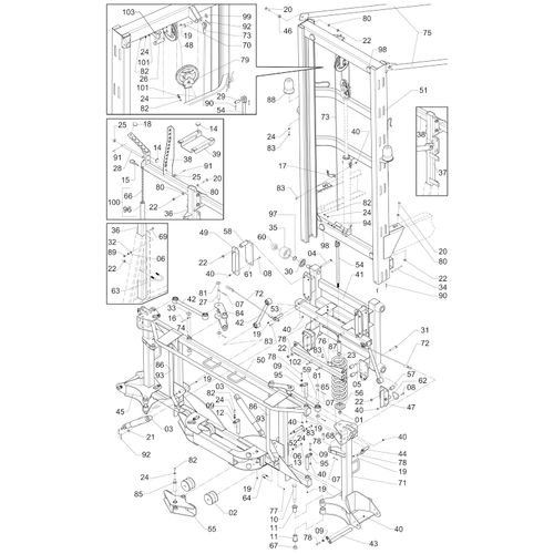MASTRO E COMPLEMENTOS - BA-24M 678078 (CONJUNTO COMPLETO) MASTRO E COMPLEMENTOS - BA-24M 678078 (CONJUNTO COMPLETO)