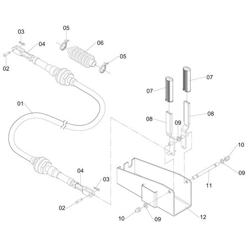 ACIONADOR COMPLETO A-500 680165 (CONJUNTO COMPLETO) ACIONADOR COMPLETO A-500 680165 (CONJUNTO COMPLETO)