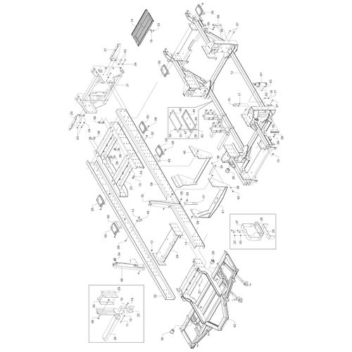 CHASSI UP 3000-24/VO 4X4 681882 (CONJUNTO COMPLETO)