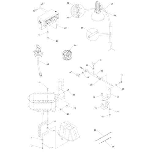 COMPOSIÇÃO DE PEÇAS MASTERMARK 684746 (CONJUNTO COMPLETO)