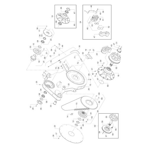 Perna traseira esquerda - completa - 720929 - VERSÃO - SAP-2010/3-  -0