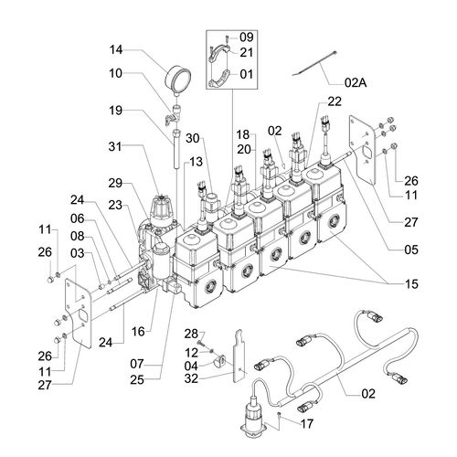 COMANDO MF-2000 ELETRICO - SEM COMPUTADO 722140 (CONJUNTO COMPLETO) COMANDO MF-2000 ELETRICO - SEM COMPUTADO 722140 (CONJUNTO COMPLETO)