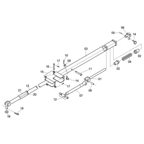 TIRANTE ELASTICO - DIREITO 730523 (CONJUNTO COMPLETO) TIRANTE ELASTICO - DIREITO 730523 (CONJUNTO COMPLETO)