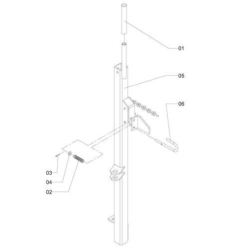 SUPORTE DA BARRA - DIREITO 731026 (CONJUNTO COMPLETO) SUPORTE DA BARRA - DIREITO 731026 (CONJUNTO COMPLETO)