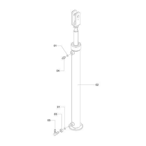 CILINDRO HIDRÁULICO COMPLETO 741678 (CONJUNTO COMPLETO) CILINDRO HIDRÁULICO COMPLETO 741678 (CONJUNTO COMPLETO)