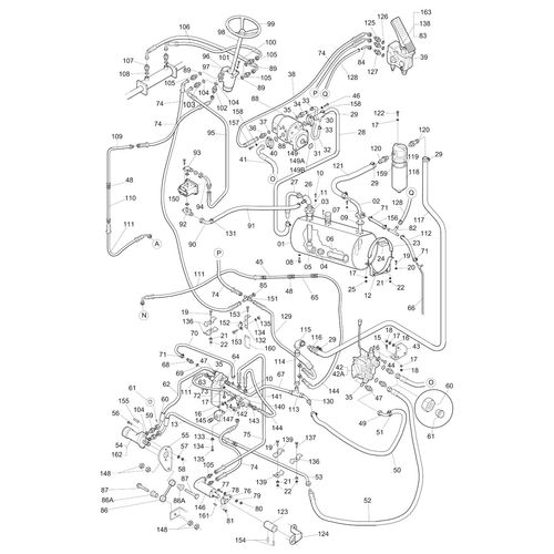 CIRCUITO HIDRAULICO - 741744 - VERSÃO - 0-0/0-B -0