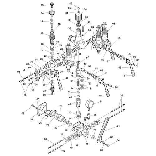 COMANDO COM RETORNO CALIBRADO - 4 SAIDAS 746164 (CONJUNTO COMPLETO) COMANDO COM RETORNO CALIBRADO - 4 SAIDAS 746164 (CONJUNTO COMPLETO)