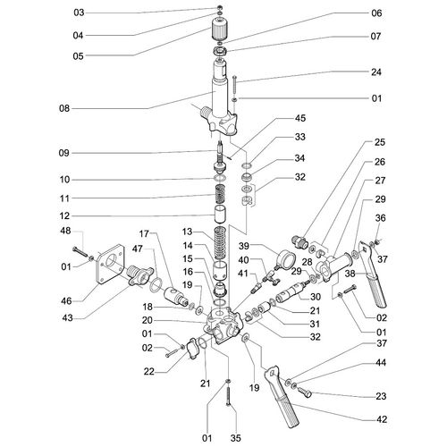 COMANDO C/VALV.DE ALIVIO E REGULADORA DE 746396 (CONJUNTO COMPLETO) COMANDO C/VALV.DE ALIVIO E REGULADORA DE 746396 (CONJUNTO COMPLETO)