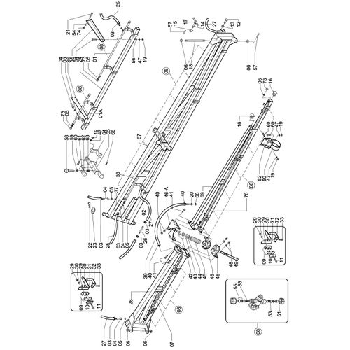 BARRA DE PULVERIZAÇÃO DE 18 MTS., C/BICO 746669 (CONJUNTO COMPLETO) BARRA DE PULVERIZAÇÃO DE 18 MTS., C/BICO 746669 (CONJUNTO COMPLETO)