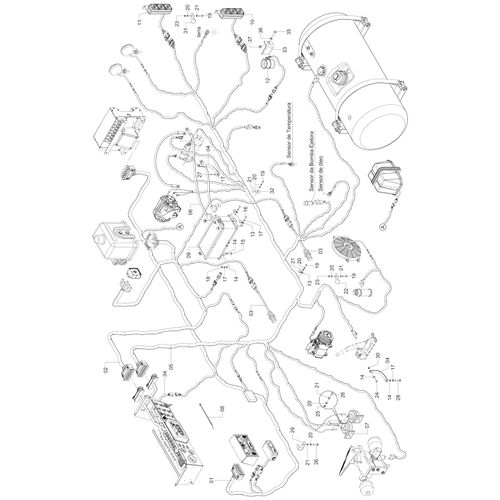 CIRCUITO ELETRICO - UNIPORT 2000 763861 (CONJUNTO COMPLETO) CIRCUITO ELETRICO - UNIPORT 2000 763861 (CONJUNTO COMPLETO)