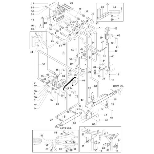 Circ.hidr.de alavanca CN-AM-12 - 770966 - VERSÃO - 0-0/0-  -5