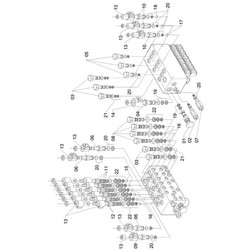 BLOCO DE COMANDO - ALUM.- 