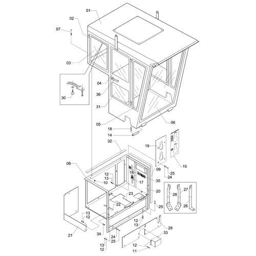 CABINE E COMPLEMENTOS 