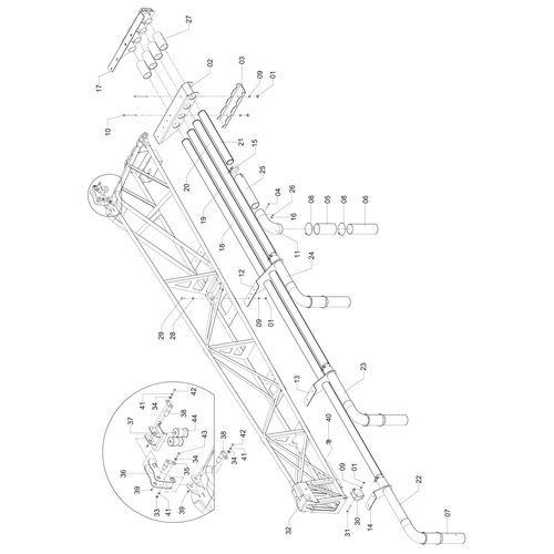 BARRA APLIC ESQ 9/10L 1500X1500 796797 (CONJUNTO COMPLETO) BARRA APLIC ESQ 9/10L 1500X1500 796797 (CONJUNTO COMPLETO)