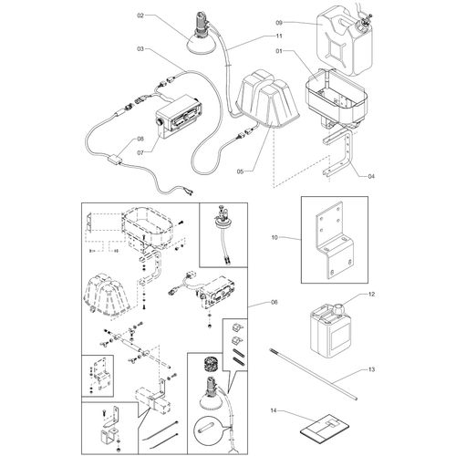 Kit marcador de linha CL/CR ESP 803163 (CONJUNTO COMPLETO)