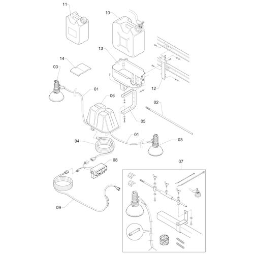 Kit marcador de linha CN esp - 803288 - VERSÃO - SAP-2010/7-  -0