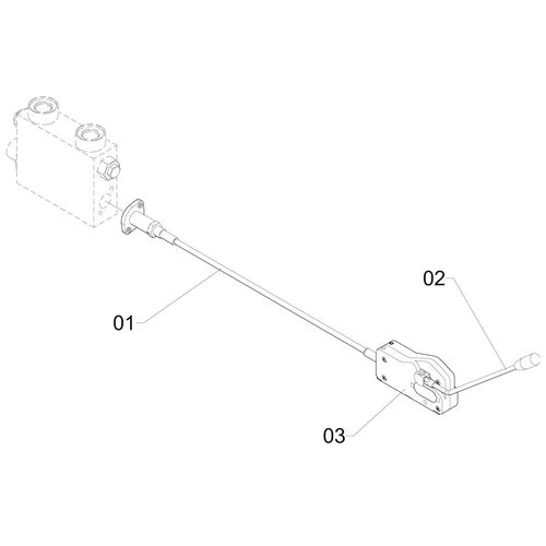 Conj.acionamento comando hid.3,0m - 804674 - VERSÃO - 0-0/0-  -0