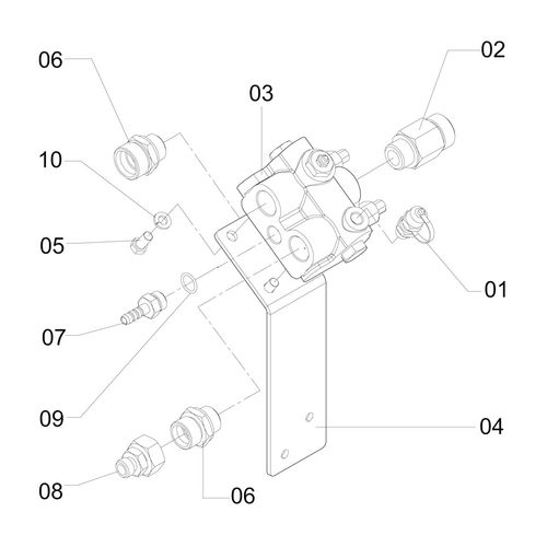 VALVULA PRIORITARIA - PLUS 814962 (CONJUNTO COMPLETO) VALVULA PRIORITARIA - PLUS 814962 (CONJUNTO COMPLETO)