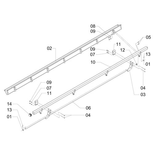 CONJUNTO CANALETA COM SUPORTE - SEG. 2 815225 (CONJUNTO COMPLETO) CONJUNTO CANALETA COM SUPORTE - SEG. 2 815225 (CONJUNTO COMPLETO)