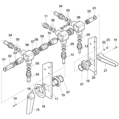 Válvula reguladora de vazão P/100 L./min 817064 (CONJUNTO COMPLETO) Válvula reguladora de vazão P/100 L./min 817064 (CONJUNTO COMPLETO)