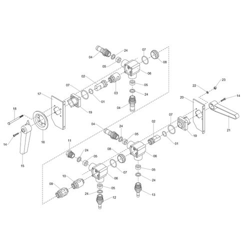 Válvula reguladora de vazão p/100 l/min 821777 (CONJUNTO COMPLETO) Válvula reguladora de vazão p/100 l/min 821777 (CONJUNTO COMPLETO)