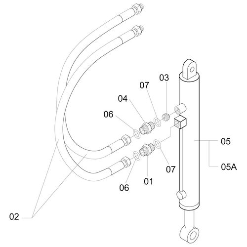 MONTAGEM HIDRÁULICA CILINDRO LEVANTE - 830414 - VERSÃO - SAP-2010/2-  -0