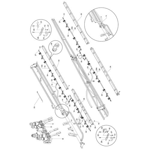 CONJUNTO RAMAL ESP.500 DESLOCADO - AGD V 833046 (CONJUNTO COMPLETO) CONJUNTO RAMAL ESP.500 DESLOCADO - AGD V 833046 (CONJUNTO COMPLETO)