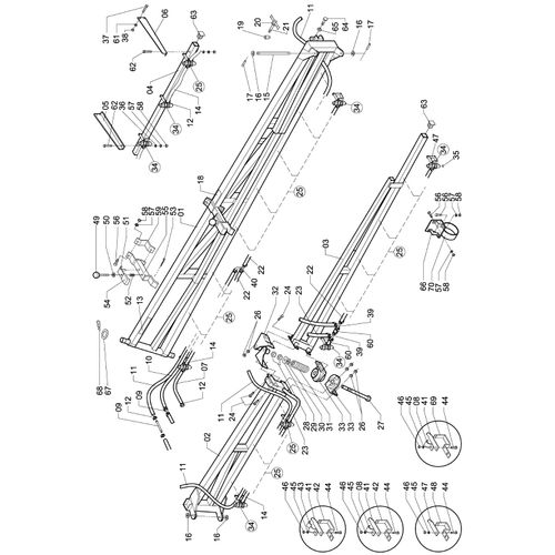BARRA SIMPLES DE PULVERIZ.DE 18 M., C/BI 842377 (CONJUNTO COMPLETO) BARRA SIMPLES DE PULVERIZ.DE 18 M., C/BI 842377 (CONJUNTO COMPLETO)