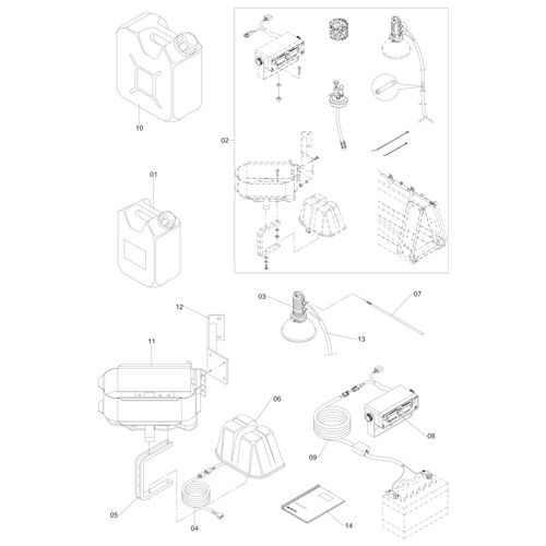 KIT MARCADOR DE LINHA - ADVANCE 3000/24 - 863232 - VERSÃO - SAP-2016/9-  -0