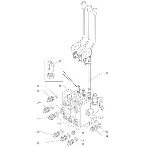 MONTAGEM HIDRÁULICA COMANDO LEVANTE 867860 (CONJUNTO COMPLETO) MONTAGEM HIDRÁULICA COMANDO LEVANTE 867860 (CONJUNTO COMPLETO)