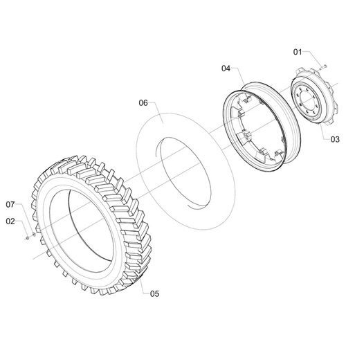 CONJ PNEU 12.4-36 C/DISCO + ARO ADV 869966 (CONJUNTO COMPLETO) CONJ PNEU 12.4-36 C/DISCO + ARO ADV 869966 (CONJUNTO COMPLETO)
