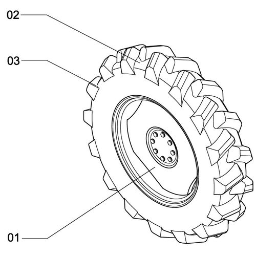 CONJ PNEU  9.5-42 C/RODA ADV - 870006 - VERSÃO - 0-0/0-  -0