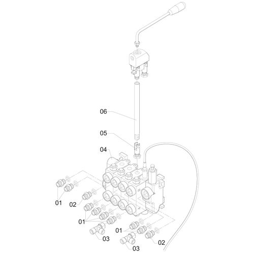 COMANDO HIDRÁULICO GRANELEIRO E CABINE 871680 (CONJUNTO COMPLETO) COMANDO HIDRÁULICO GRANELEIRO E CABINE 871680 (CONJUNTO COMPLETO)