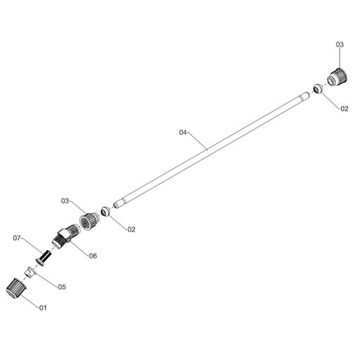 Lança de pulverização Condor PEC 877530 (CONJUNTO COMPLETO) Lança de pulverização Condor PEC 877530 (CONJUNTO COMPLETO)