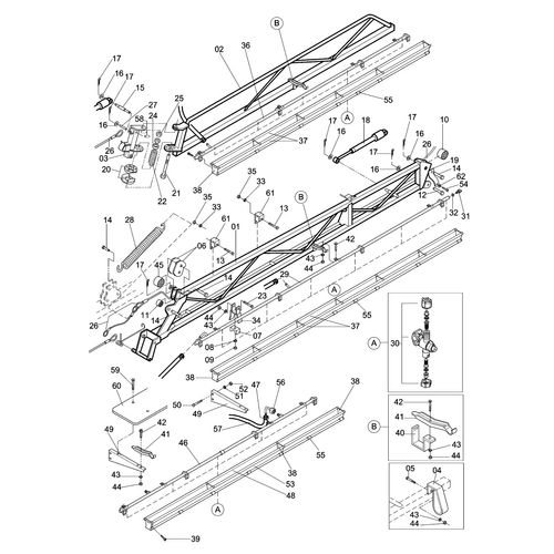 BARRA DE PULVERIZ.ASSIST. POR AR - 12 MT - 880120 - VERSÃO - 0-0/0-A -0
