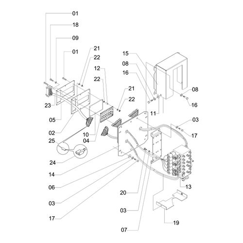MONTAGEM COMANDO BARRAS + MEXEDOR 895490 (CONJUNTO COMPLETO)